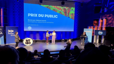 Ophélie Martinie reçoit le prix du public